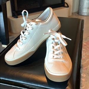 Rothy’s white mesh sneaker